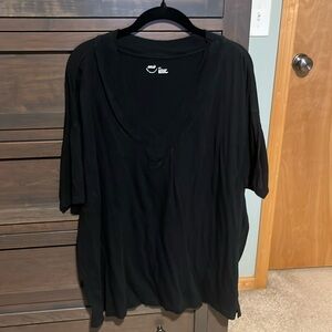 Aerie extreme v neck oversized boyfriend tee